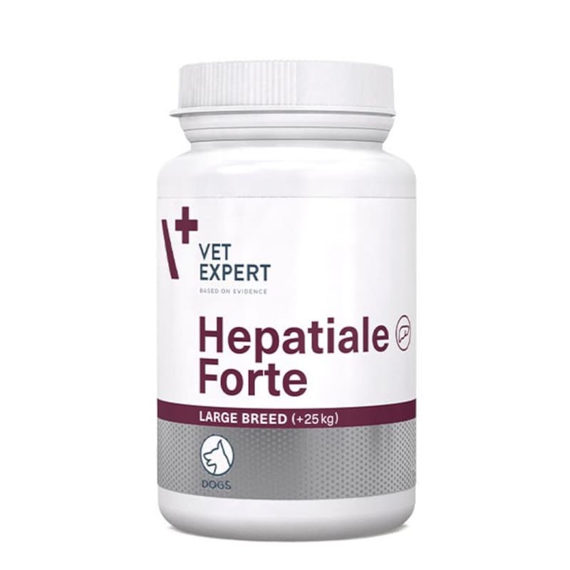 VetExpert Hepatiale Forte Large tabletes aknu veselībai lieliem suņiem 550mg N40